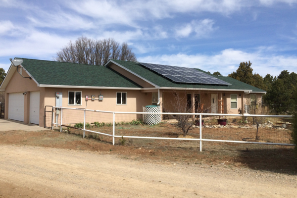 Solar Panels on a home